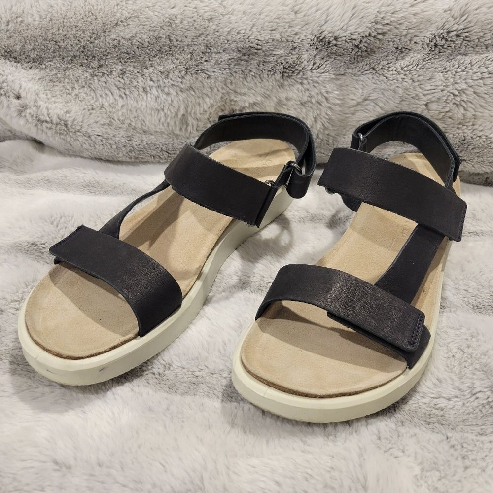 Ecco Corksphere strap sandals, size 41/10